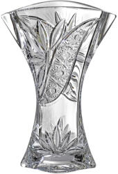 Black Crystal - Ajka Liliom * Kristály Váza 24, 5 cm (Orb17592)