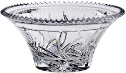 Black Crystal Viola * Ólomkristály T tál 22 cm (16219)