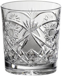 Black Crystal - Ajka Kőszeg * Kristály Whiskys pohár 300 ml (Tos18313)
