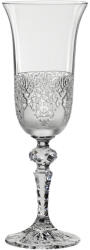 Black Crystal - Ajka Lace * Kristály Pezsgős pohár 150 ml (L19007)