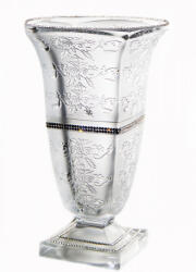 Black Crystal Royal * Kristály Váza 33 cm (Mag18940)