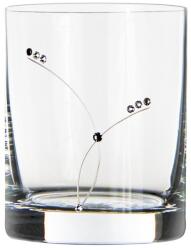 Black Crystal - Ajka Pearl * Kristály Whiskys pohár 320 ml (GasGD17853)