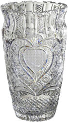 Black Crystal - Ajka Other Goods * Ólomkristály Nagy fazék váza 31 cm (Sze16440)