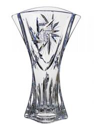 Black Crystal - Ajka Victoria * Kristály Váza 31, 5 cm (Orb17193)