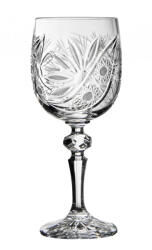 Black Crystal - Ajka Liliom * Kristály Nagy boros pohár 220 ml (M17595)