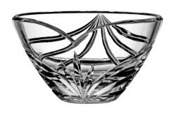 Black Crystal Modern * Ólomkristály Ovál tál 21 cm (15118)