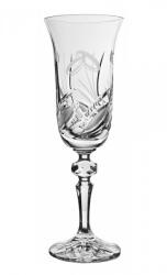 Black Crystal - Ajka Viola * Kristály Pezsgős pohár 150 ml (LGyű17920)