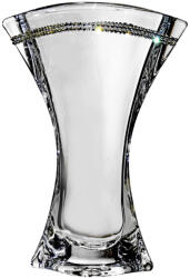Black Crystal - Ajka Pearl * Kristály Váza X 24, 5 cm (Orb17850)