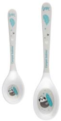 Canpol babies Canpol babies, Exotic Animals, linguri din melamina, gri, 2 buc Set pentru masa bebelusi
