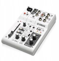 Yamaha AG03MK2, 3 csatornás keverő, USB audio interfész, fehér (AG03MK2W)