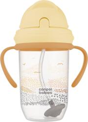 Canpol babies Canpol babies, Mountains, cana anti-varsare si pai cu greutate, bej, 270 ml