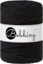 Bobbiny 3PLY Macramé Rope 5 mm 100 m Black Zsinór (TX-E020)
