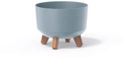 Prosperplast Ghiveci de flori GRACIA STANDARD 23, 5 cm gri deschis