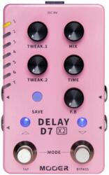 MOOER D7 X2 Delay Gitáreffekt (ME D7 DELAY X2)