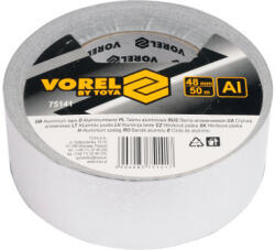VOREL Bandă adezivă din aluminiu 48 mm x 50 m (75141) - absoluttools