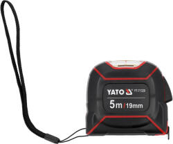 TOYA Ruletă cu deschidere superioară 5 m x 19 mm gumată (YT-71320)