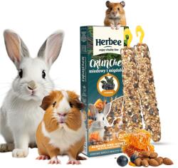  Herbee HERBEE cruncher rágcsálóknak és nyulaknak 115g 2in1 méz és mandula amaránttal