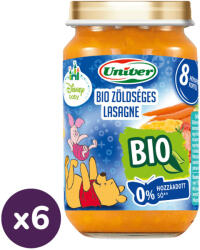 Univer BIO zöldséges lasagne 8 hó+ (6x163 g)