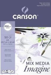 Canson Pad Imagine Vázlatfüzet 50 A4 200 g White (C200006008)