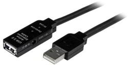 StarTech USB2AAEXT10M USB 2.0 A - USB A Aktív Hosszabbító Kábel - 10 m, Fekete