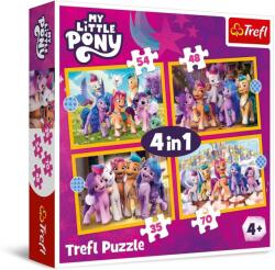 Trefl 34624 - Én kicsi Pónim - 4 az 1-ben puzzle (35, 48, 54, 70 db-os) (34624)