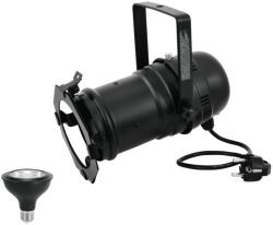 EUROLITE Set PAR-30 Spot sw + PAR-30 230V COB 12W E-27 LED 1800-3000K dim2warm