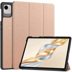 Gigapack Honor Pad X9a Tok Álló, Bőr Hatású Aktív Flip, Asztali Tartó, Rozéarany