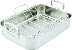 Hestan Culinary Ovális sütőtál PROBOND 36 x 31 cm, ráccsal, rozsdamentes acél, Hestan (HEST31655)