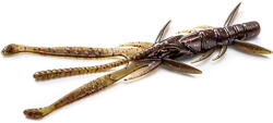 FishUp Shrimp 7.6cm #050 Green Pumpkin Brown Red and Purple (4820194859262)