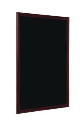  Krétás információs tábla, fekete felület, 45x60 cm, cseresznyefa színű keret (PM0415652) - nyomtassingyen