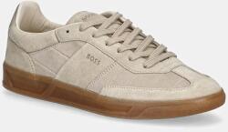 HUGO BOSS velúr sportcipő Brenta bézs, 50547825 - bézs Női 41