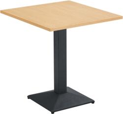TEMPO KONDELA Bisztró asztal, tölgy/fekete, 70x70 cm, RINALDO TYP 1 - kondela