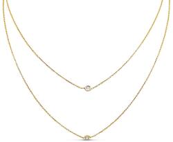 ÉkszerM Arany Dupla Lánc (méret: 42, 45) AU 94501