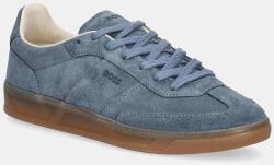 HUGO BOSS velúr sportcipő Brenta 50536645 - kék Női 36