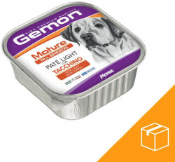 Gemon Pate Mature Light Alutálcás Kutyaeledel (Pulyka) - 24x150 g
