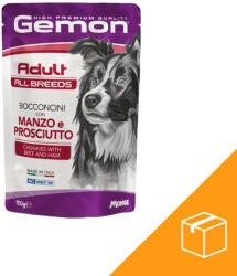 Gemon Chunkies Adult Alutasakos Kutyaeledel (Marha és Sonka) - 24x100 g