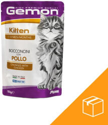 Gemon Chunkies Kitten Alutasakos Macskaeledel (Csirke) - 24x100 g