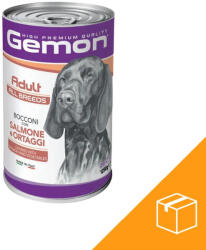 Gemon Adult Konzerv Kutyáknak (Lazac és Zöldségek) - 12x1250 g
