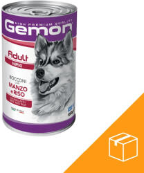 Gemon Maxi Adult Konzerv Kutyáknak (Marha és Rizs) - 12x1250 g