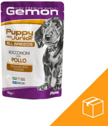Gemon Chunkies Puppy & Junior Alutasakos Kutyaeledel (Csirke) - 24x100 g