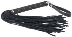  Whip black. valódi bőr korbács fekete 35 cm