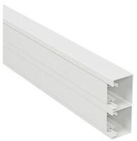 Legrand Parapetcsatorna 130mm x 50mm 2000mm kezeletlen műanyag fényesfehér fedéllel DLP-S LEGRAND - 638040 (638040)