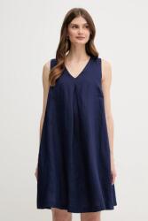 Benetton vászon ruha - sötétkék M - answear - 17 990 Ft