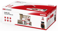 Hikvision DS-KIS705EY/2Monitors Kétvezetékes HD video-kaputelefon szett; kültéri; 2db fehér beltéri; disztributor