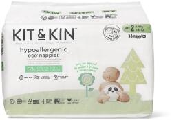 Kit & Kin Eco pelenkák 2, 4 - 8 kg, 38 db