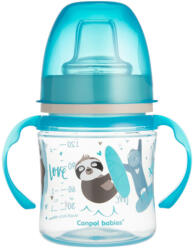 Canpol babies Kiképző bögre EXOTIC ANIMALS 120ml - kék