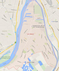 Topopress Budapest XXI. kerület térkép Topopress, Budapest 21. kerület falitérkép fóliás Csepel térkép 70x80 cm