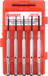 Cromwell - 5 DB-OS KÉSZLET 0.9-2.5MM HATSZÖGKULCS CSAVARHÚZÓ NYÉLLEL (KEN5729886K)