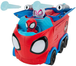 Jazwares Spidey Pókember és barátai átalakuló jármű (több karakterrel, kilövővel) (SNF0081)
