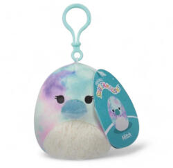 Jazwares Squishmallows kulcstartós plüssfigura 8 cm - Mitch a kacscsőrű emlős (SQJW3519B)